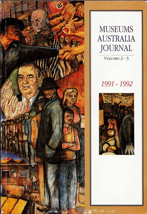 Image for Museums Australia Journal Volumes 2-3 1991-1992
