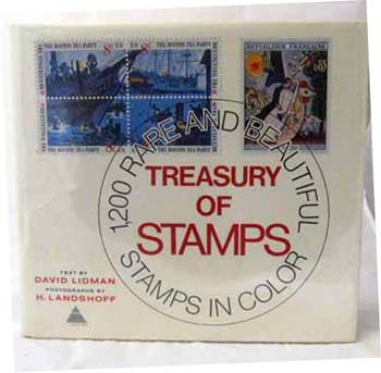 Image for Treasury of Stamps. 1,200 Rare and Beautiful Stamps in Colour