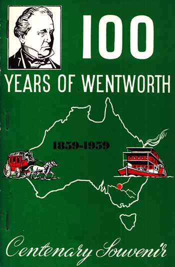 Image for 100 Years of Wentworth 1859-1959 Centenary Souvenir