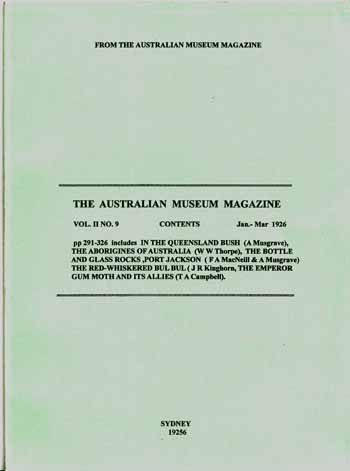 Image for The Australian Museum Magazine Vol II No 9 Jan-Mar 1926