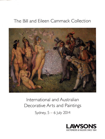 Image for The Bill and Eileen Cammack Collection. International and Australian Decorative Arts and Paintings Sydney, 5-6 July 2014