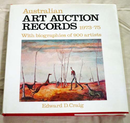 Image for Australian Art Auction Records 1973-75