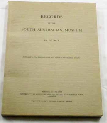 Image for Records Of The South Australian Museum Vol. Xl. No 4, May 31 1955