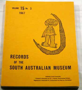 Image for Records of the South Australian Museum Volume 15 No 3