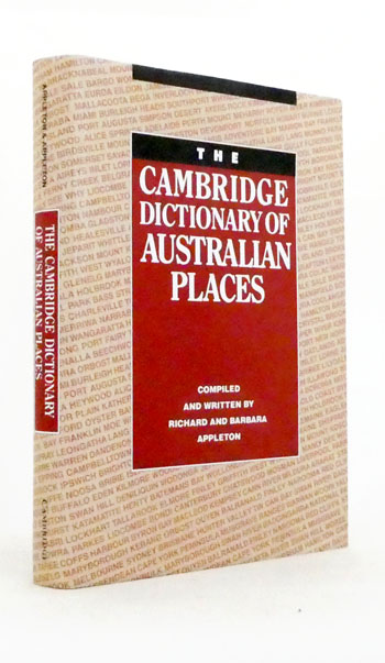 Image for The Cambridge Dictionary of Australian Places