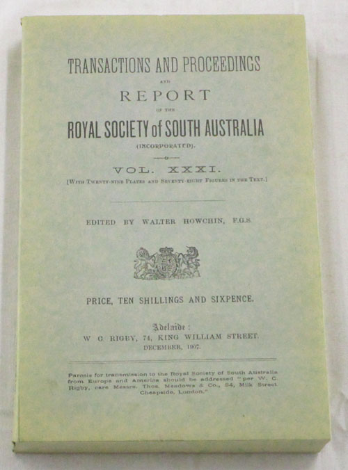 Image for Anthropological Notes on the Western Coastal Tribes of the Northern Territory of South Australia Contained in Transactions and Proceedings and Report of the Royal Society of South Australia Vol XXXI