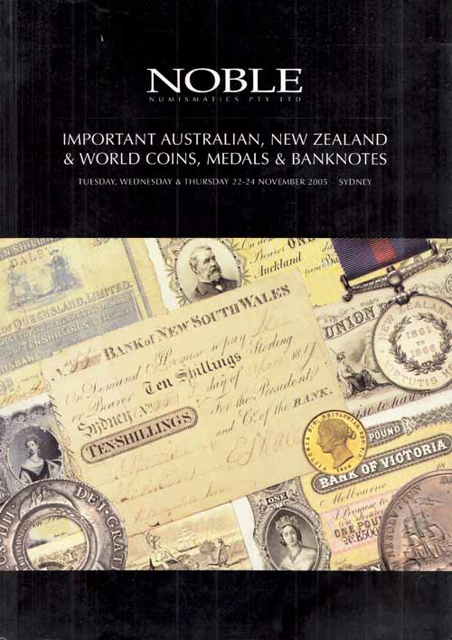Image for Important Australian, New Zealand & World Coins, Medals & Banknotes