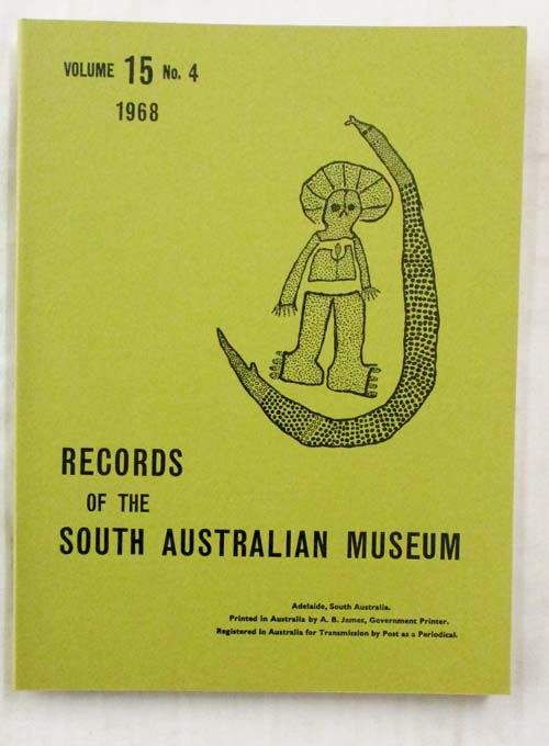 Image for Records of the South Australian Museum Volume 15 No 4, 1968