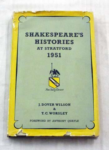 Image for Shakespeare's Histories At Stratford 1951