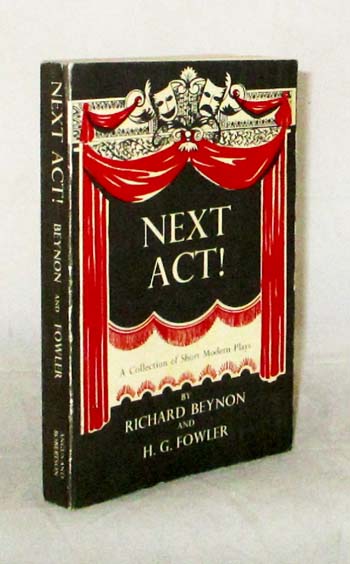 Image for Next act ! a collection of short modern plays