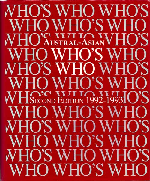 Image for Austral-Asian Who's Who Second Edition 1992-1993