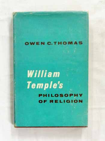 Image for William Temple's Philosophy of Religion.