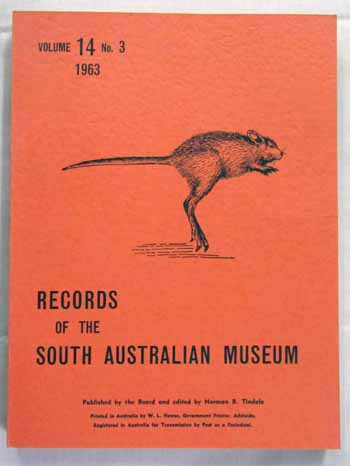 Records of the South Australian Museum Volume 14 No 3 Image for Records of the South Australian Museum Volume 14 No 3