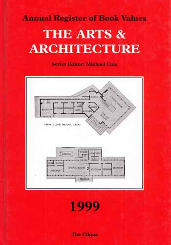 Image for Annual Register of Book Values THE ARTS AND ARCHITECTURE 1999