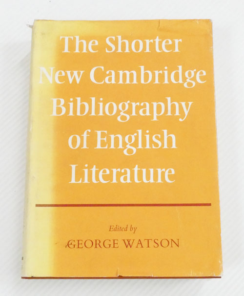 The New Cambridge Bibliography of Englis The Cambridge