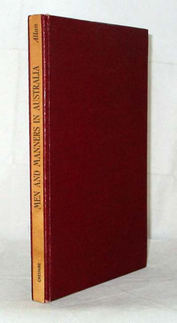 Men and Manners in Australia. Being a Social and Economic Sketch History Image for Men and Manners in Australia. Being a Social and Economic Sketch History