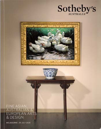 Fine Asian, Australian & European Arts & Design [including property from Barbara Tucker, Melbourne; The Estate of the Late Alexander Slutzkin, Sydney; and The Fisken Family, Lal Lal, Victoria July 2014 Image for Fine Asian, Australian & European Arts & Design [including property from Barbara Tucker, Melbourne; The Estate of the Late Alexander Slutzkin, Sydney; and The Fisken Family, Lal Lal, Victoria July 2014