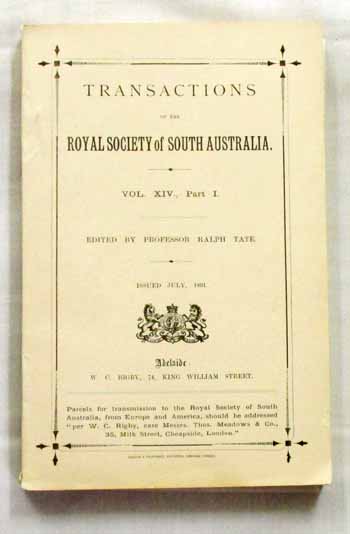A Grammar and Vocabulary of the Language of the Aborigines of the MacDonnell Ranges contained in the Transactions of the Royal Society of South Australia Volume XIV Part 1 Image for A Grammar and Vocabulary of the Language of the Aborigines of the MacDonnell Ranges contained in the Transactions of the Royal Society of South Australia Volume XIV Part 1