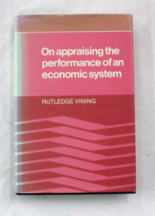 Image for On Appraising the Performance of an Economic System