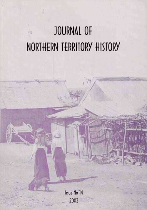 Image for Journal of Northern Territory History issue No 14, 2013
