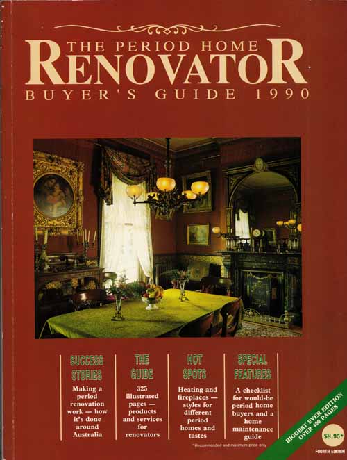 The Period Home Renovator Buyer's Guide 1990 Image for The Period Home Renovator Buyer's Guide 1990