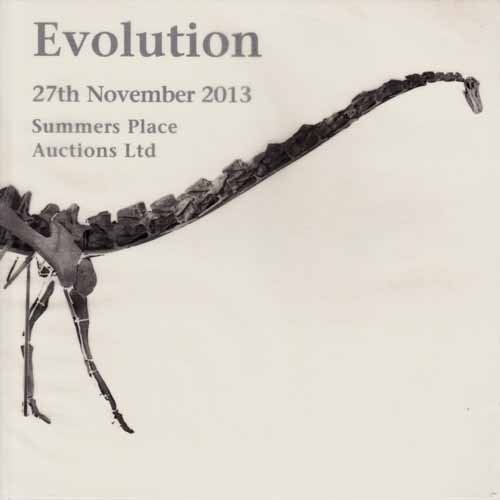 Evolution. 27th November 2013. Summers Place Auctions Limited. Image for Evolution. 27th November 2013. Summers Place Auctions Limited.