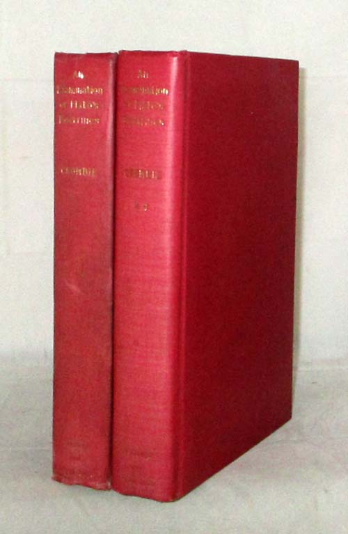 Image for An Examination of Plato's Doctrines 2 Volumes. I. Plato on Man and Society, II. Plato on Knowledge and Reality