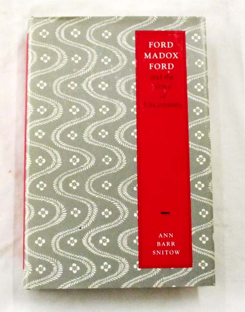 Image for Ford Maddox Ford and the Voice of Uncertainty